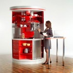 Compact-Kitchen-Design-l-Red-Kitchen