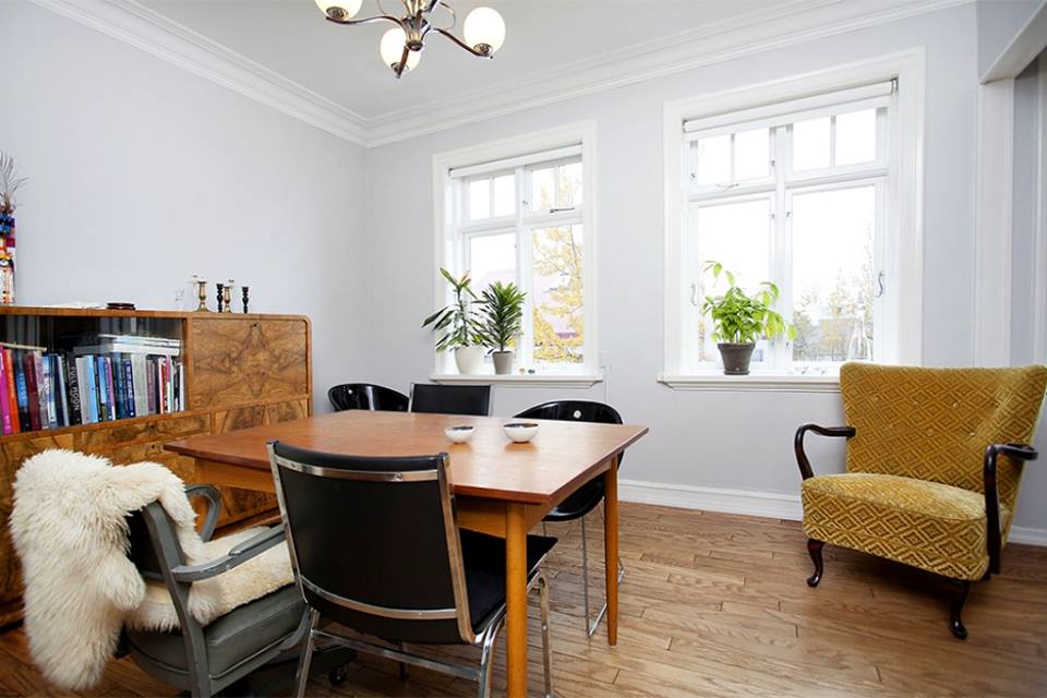 Gluggarnir í íbúðinni eru geggjaðir