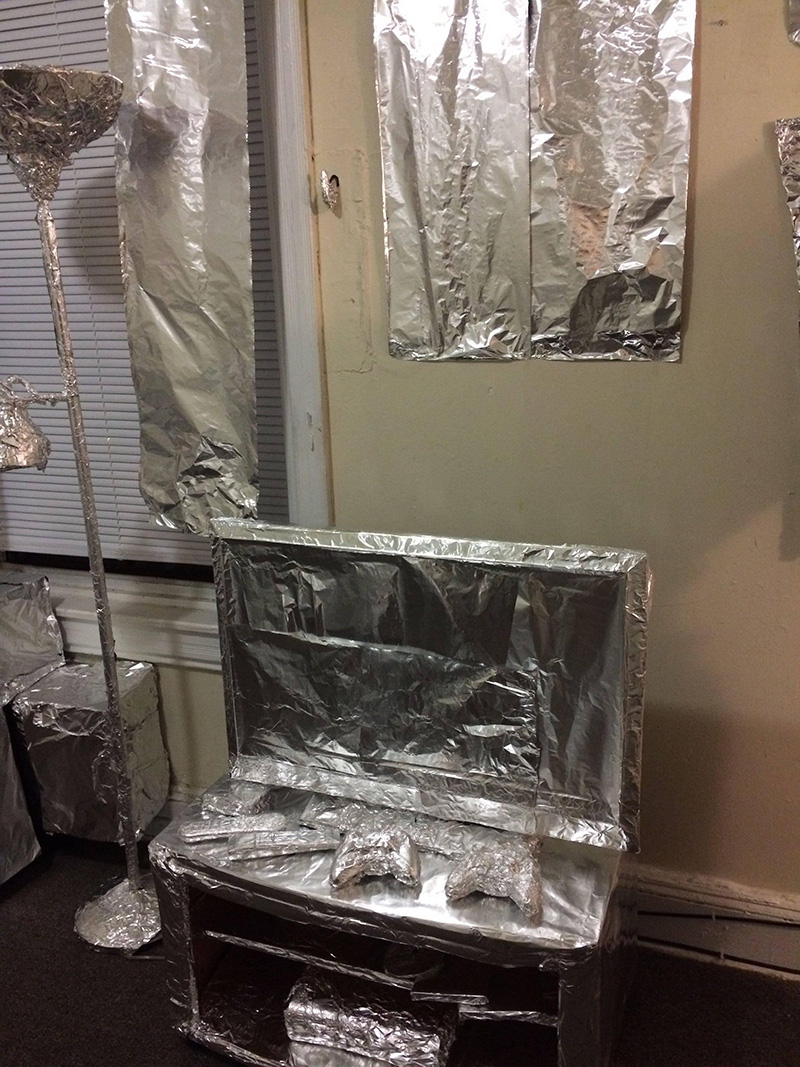 tin foil roommate prank
