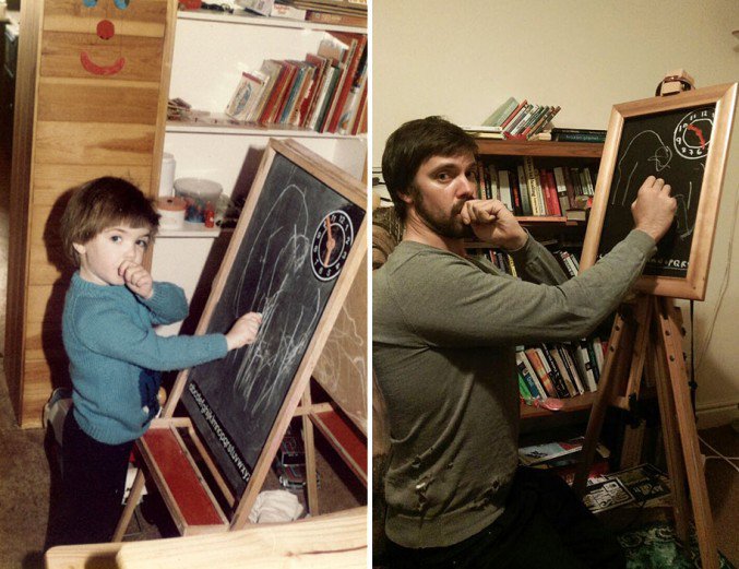 Brothers-Recreate-Childhood-Photos-for-Parents-Wedding-Anniversary-4