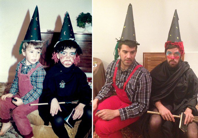 Brothers-Recreate-Childhood-Photos-for-Parents-Wedding-Anniversary-5