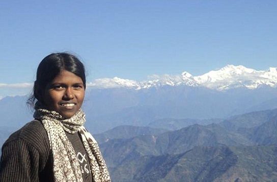 The 13-year-old girl who became the youngest climber to scale Mount Everest.