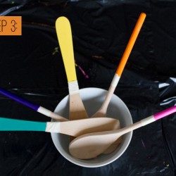 Paint-Dipped-Wooden-Spoons-Spatulas-Rolling-Pin-Home-DIY-Colourful-Kitchen-Step-3