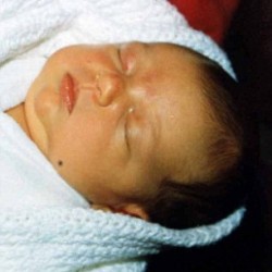 PICTURE, MIKE FLOYD. Carole Horlock surrogacy story. Picture of baby 5. (Girl).
